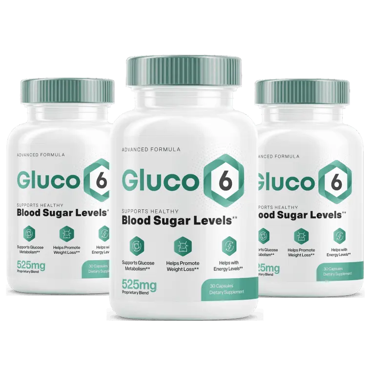 gluco6 3 bottles